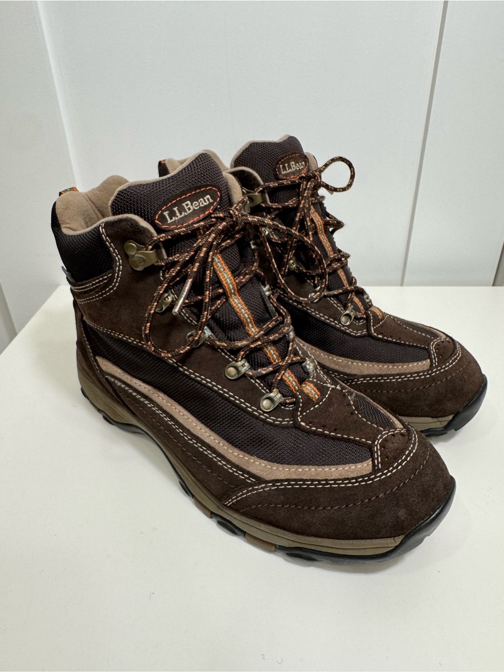 L.L.BEAN TEK 2.5 Waterproof Brown Leather Suede Hiking Trail Boots Men’s 10